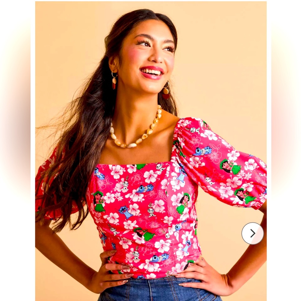 Box lunch exclusive Lilo and stitch blouse ! - Picture 5 of 6